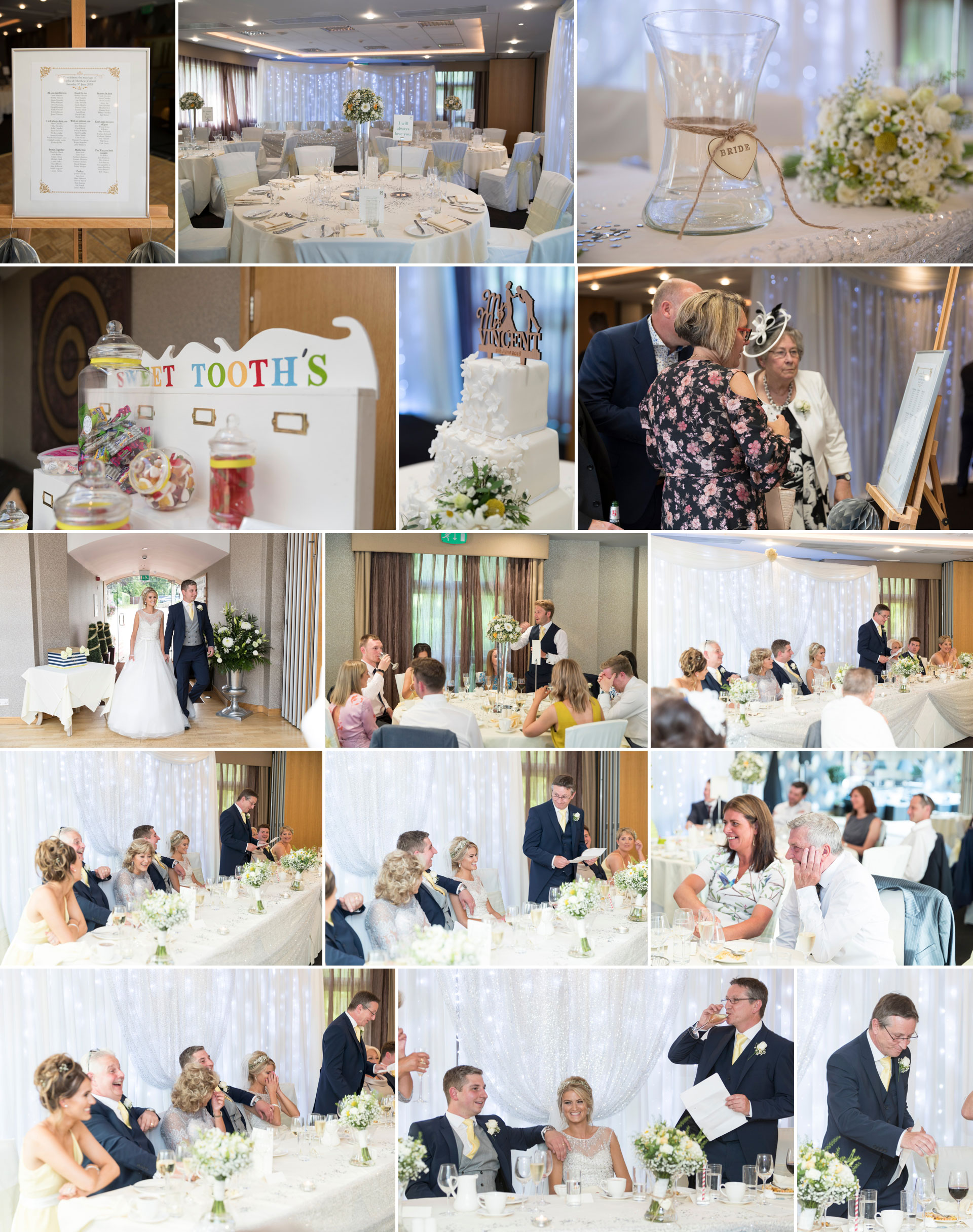 wedding photography at Mallory Court 