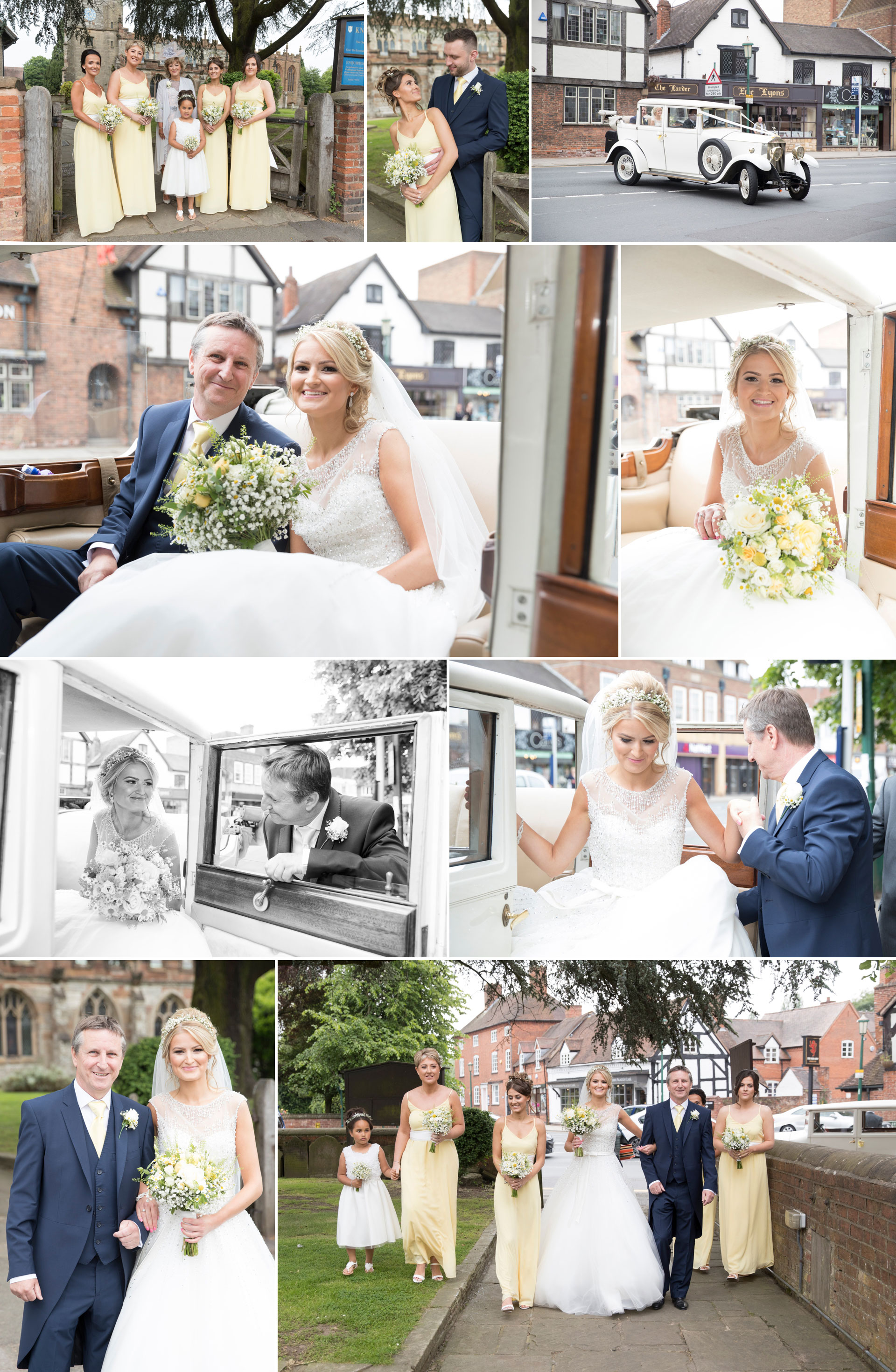 wedding photography at Knowle Church