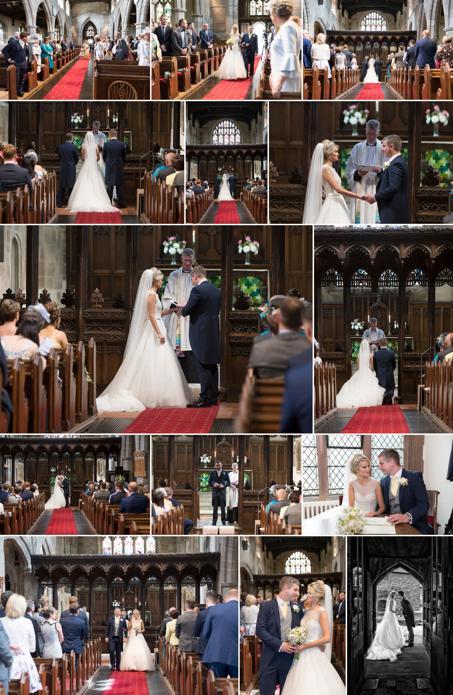 wedding photography at Knowle Church