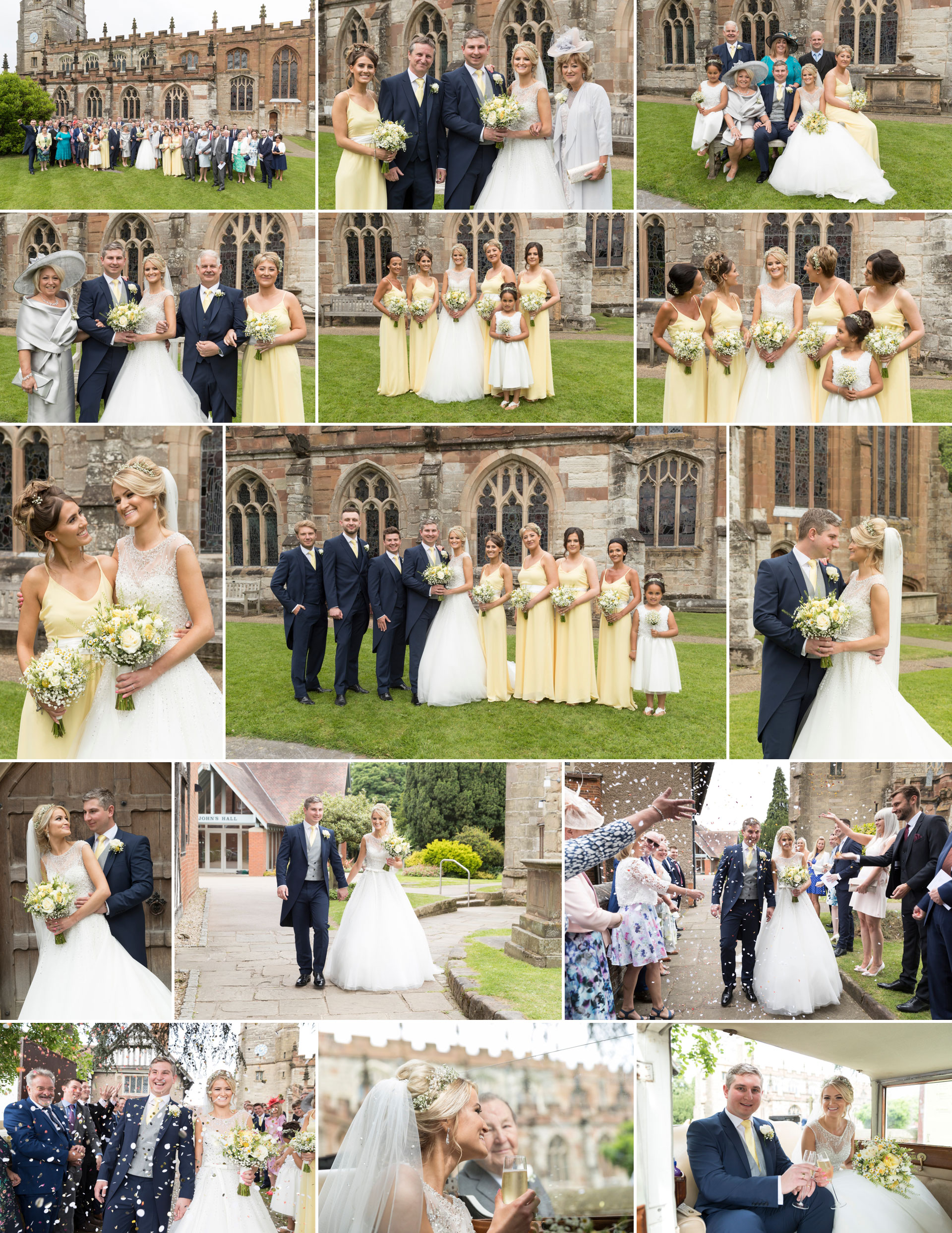 wedding photography at Knowle Church