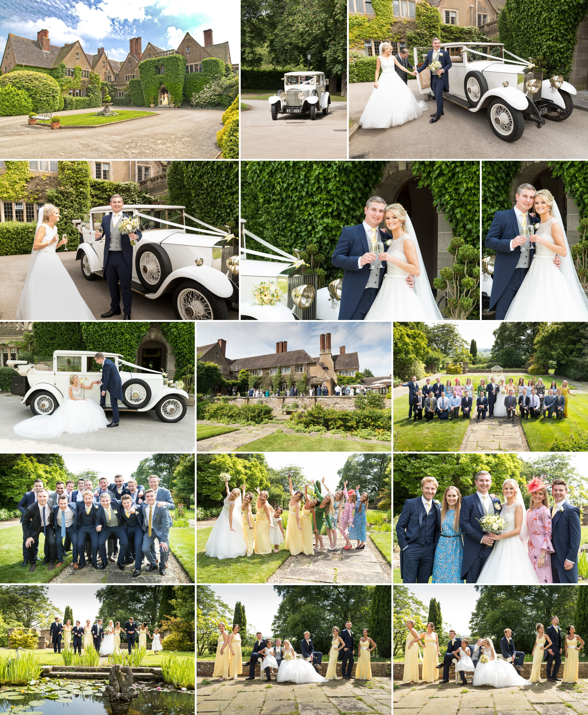 wedding photography at Mallory Court 