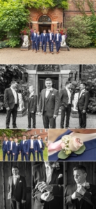 The groomsmen at Ardencote Manor