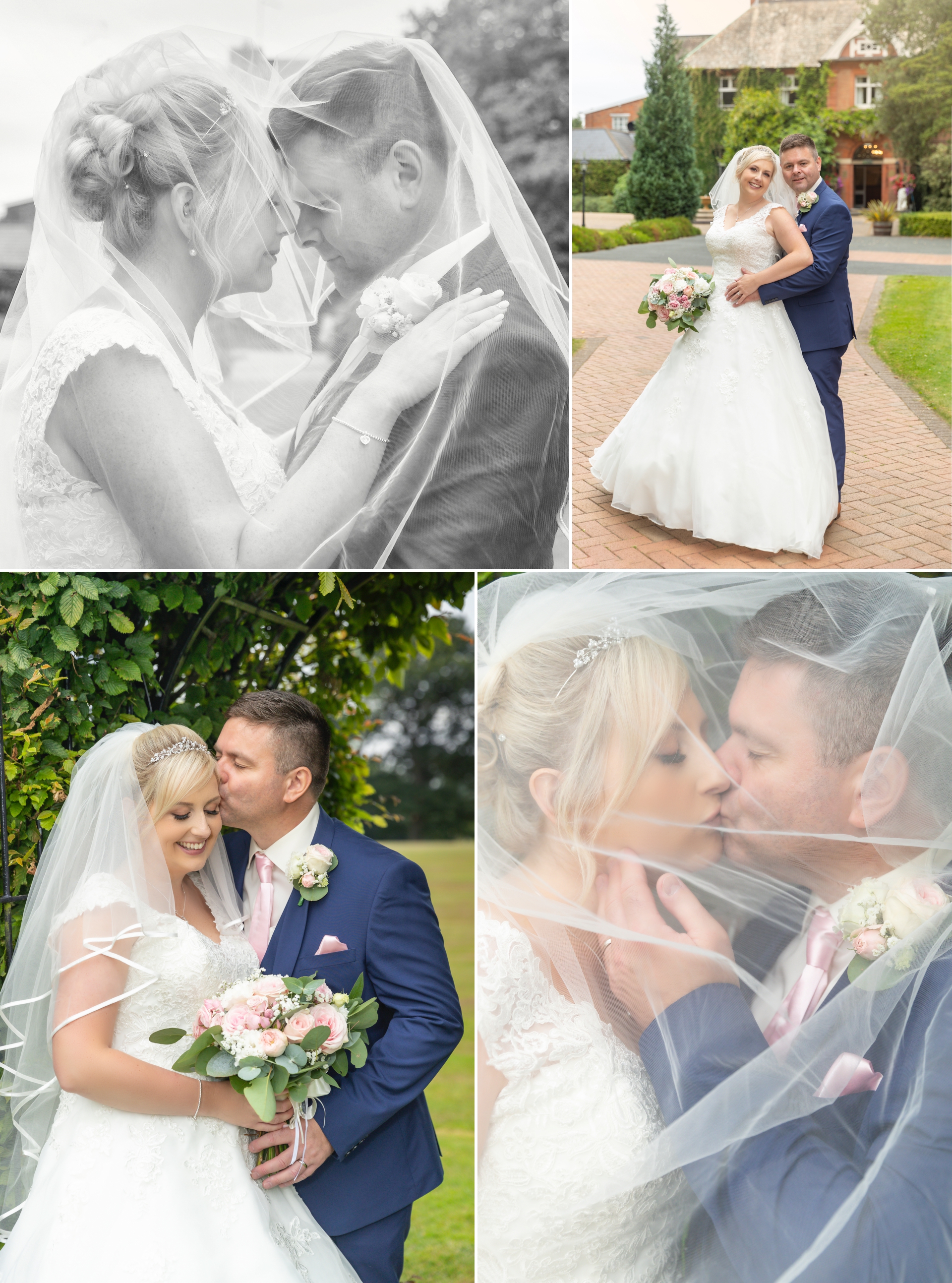 Selection of beautiful bride & groom wedding images 