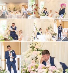 Speeches at Darren & Kerrys Ardencote Manor wedding
