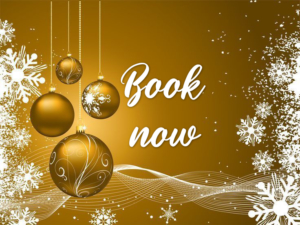 book now gold bauble image
